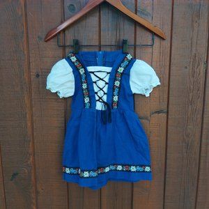 Toddler Drindl dress, size 1-2 years